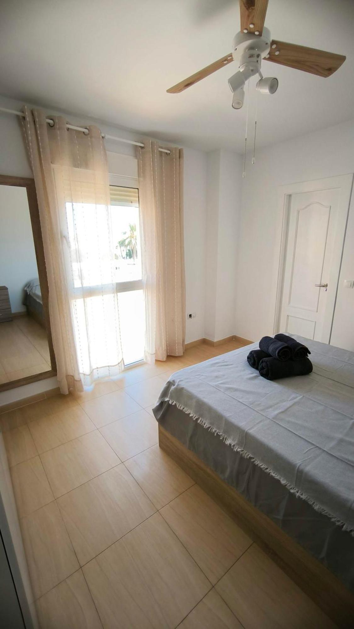 Apartamento Dos Habitaciones Con Piscina Y Gran Terraza Roquetas de Mar Exterior foto