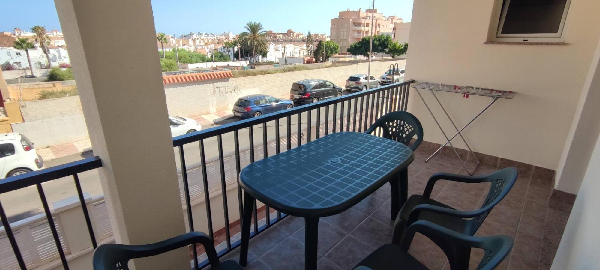 Apartamento Dos Habitaciones Con Piscina Y Gran Terraza Roquetas de Mar Exterior foto